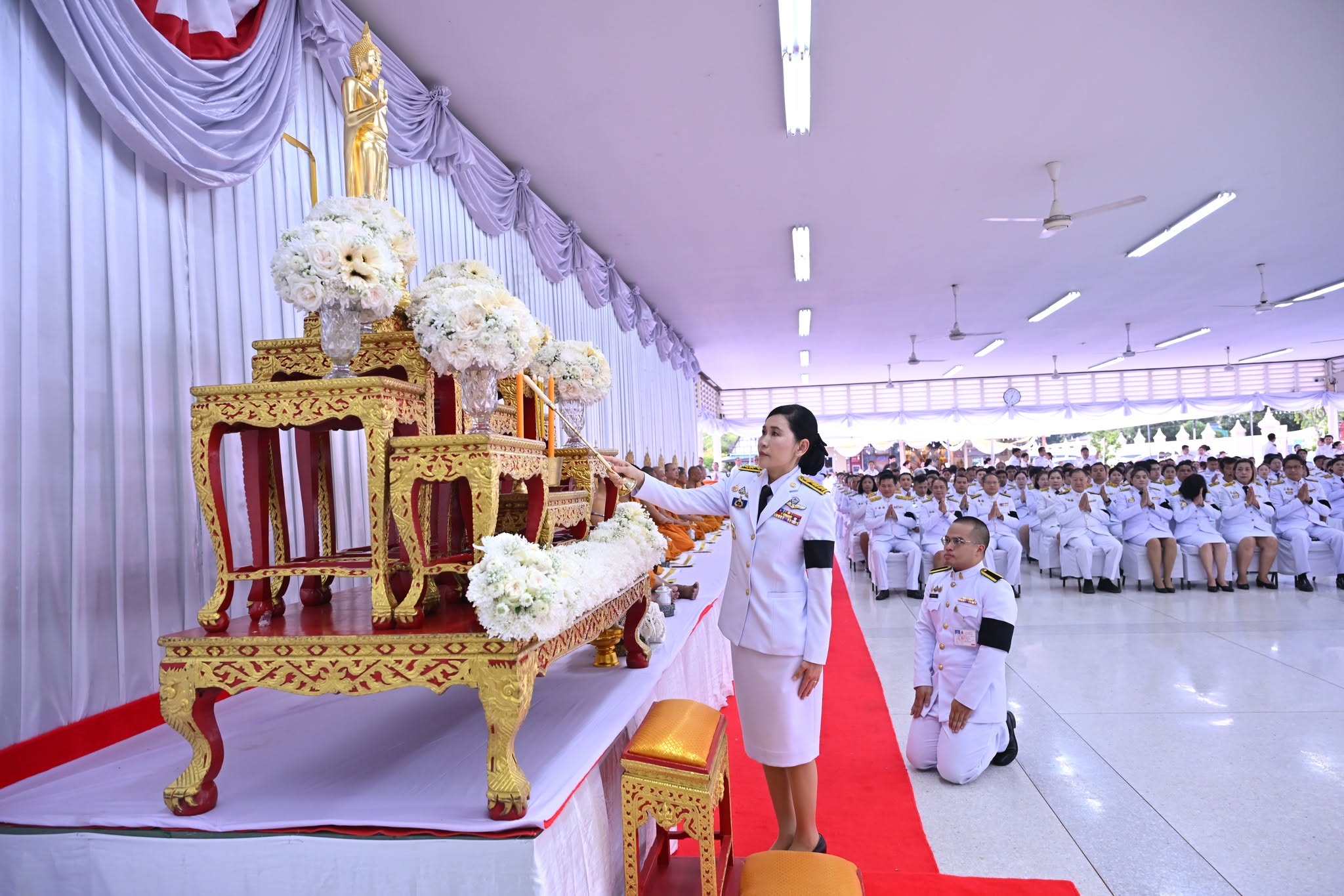 title - ส.ป.ก.นครปฐม เข้าร่วมพิธีเจริญพระพุทธมนต์ และทำบุญตักบาตรถวายพระราชกุศลแด่ สมเด็จพระนางเจ้าสิริกิติ์ พระบรมราชินีนาถ พระบรมราชชนนีพันปีหลวง เนื่องในโอกาสวันคล้ายวันพระราชสมภพ และวันแม่แห่งชาติ 12 สิงหาคม 2569